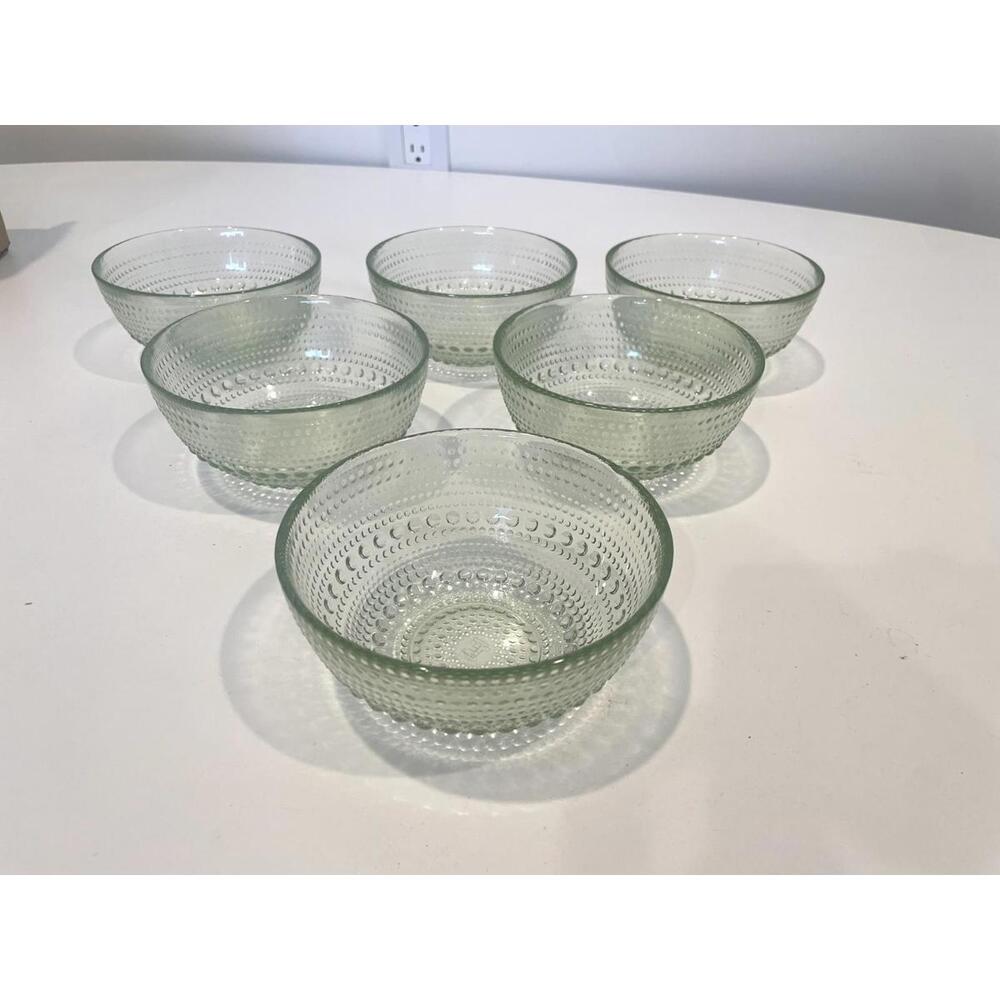 Fortessa Jupiter Sage Glass Cereal Bowls (Set of 6)